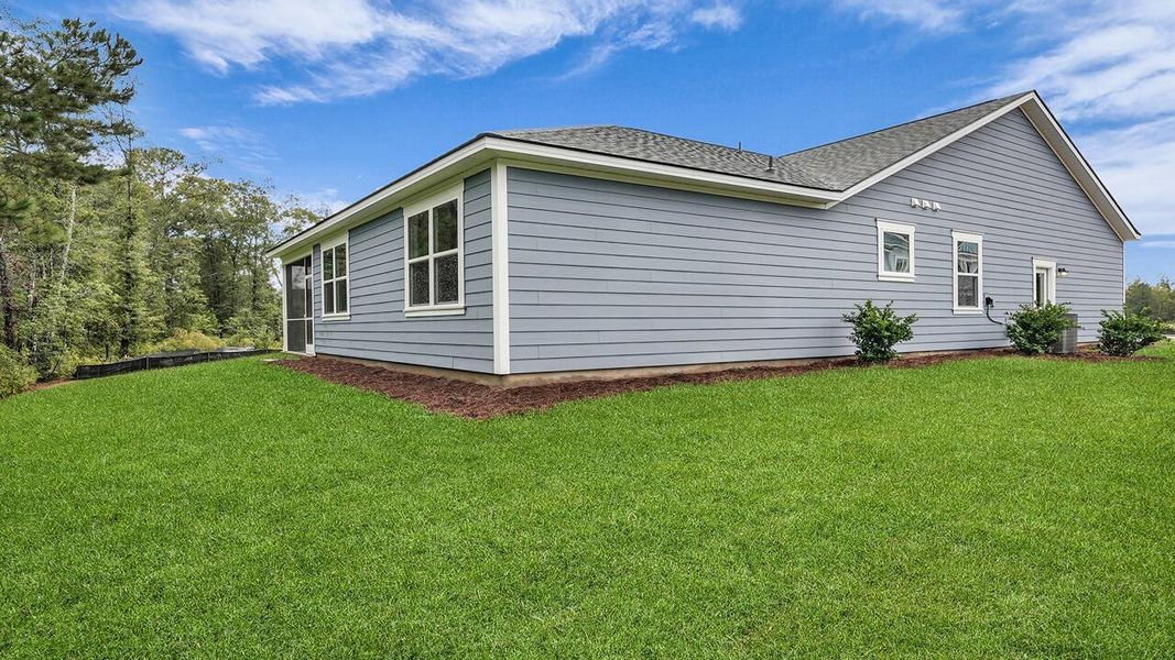 Exterior details and patio area of a home in Sheep Island, Summerville (Image 3).