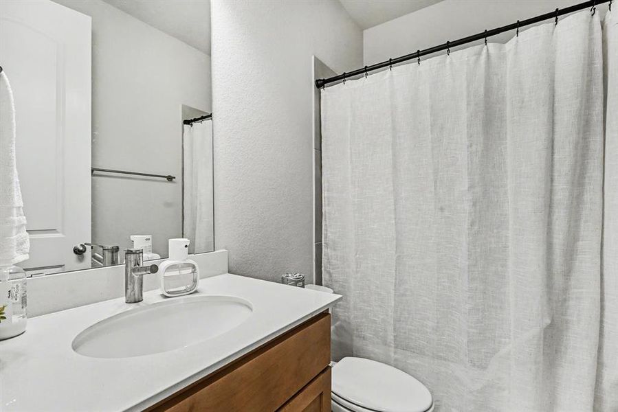 Furnished interior view inside a new home in Pecan Square, Justin (Image 22).