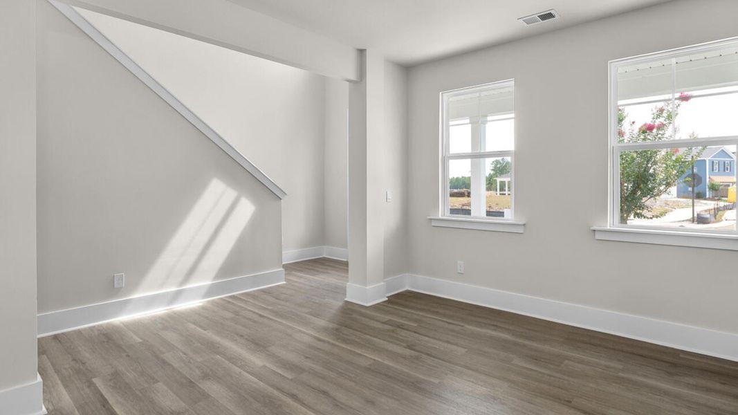 Spacious, unfurnished interior of a new home in The Haven at Indigo Preserve, Leland (Image 20).