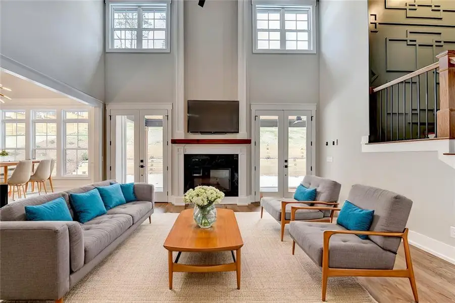 Furnished interior view inside a new home in , Snellville (Image 5).