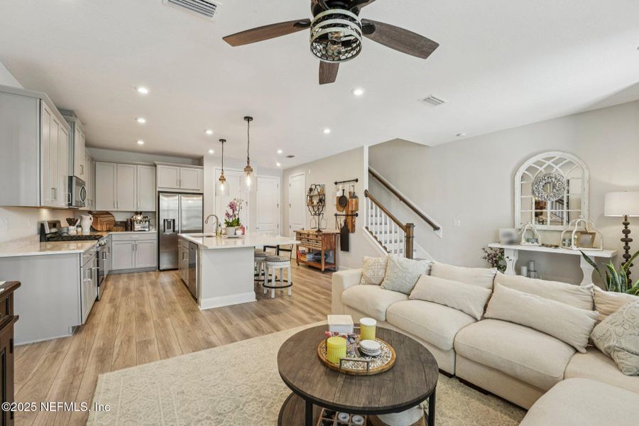 Furnished interior view inside a new home in , Jacksonville (Image 18). Furnished interior view inside a new home in , Jacksonville (Image 18).