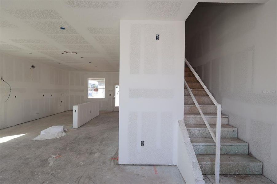 In-progress construction of a new home in Center Lake on the Park, St. Cloud, FL (Image 6).