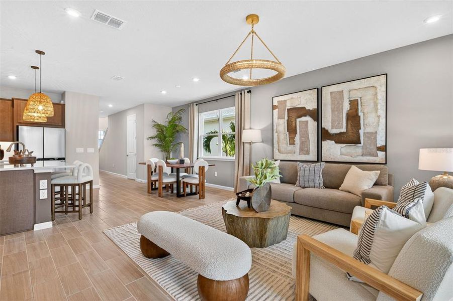 Furnished interior view inside a new home in Crosswind Ranch, Parrish (Image 26).