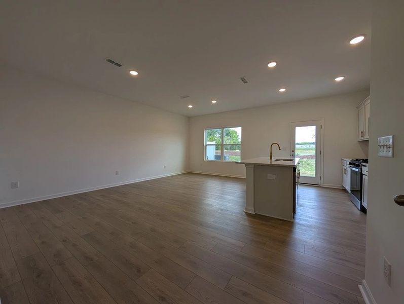 Spacious, unfurnished interior of a new home in Towns at The Point, Rolesville (Image 11).