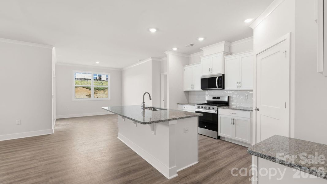 Furnished interior view inside a new home in Tap Root Farms, Hendersonville (Image 6).