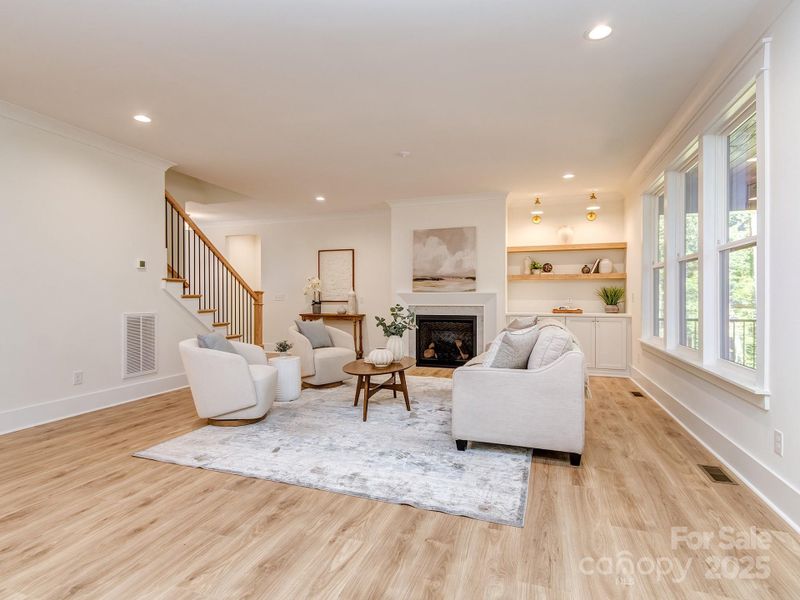Furnished interior view inside a new home in , Matthews (Image 32).