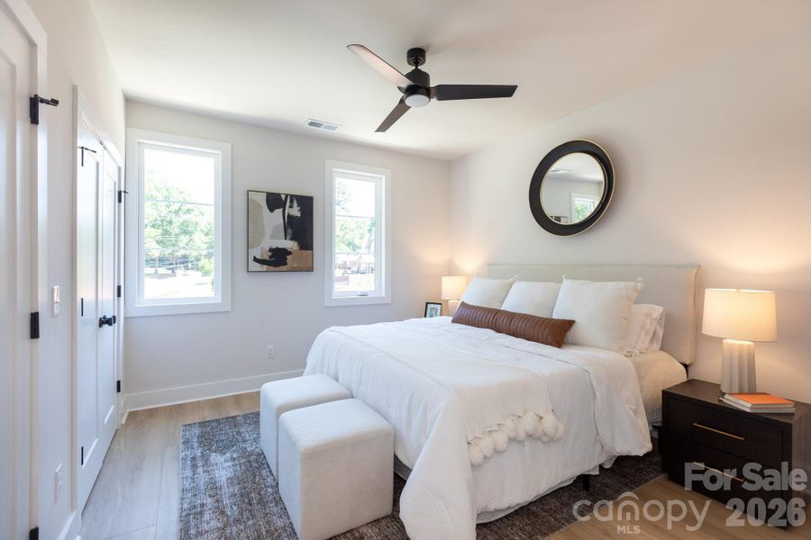 Furnished interior view inside a new home in , Charlotte (Image 11).
