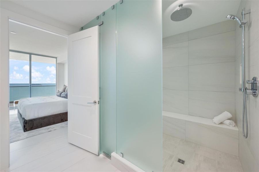 Shower in Primary Bathroom