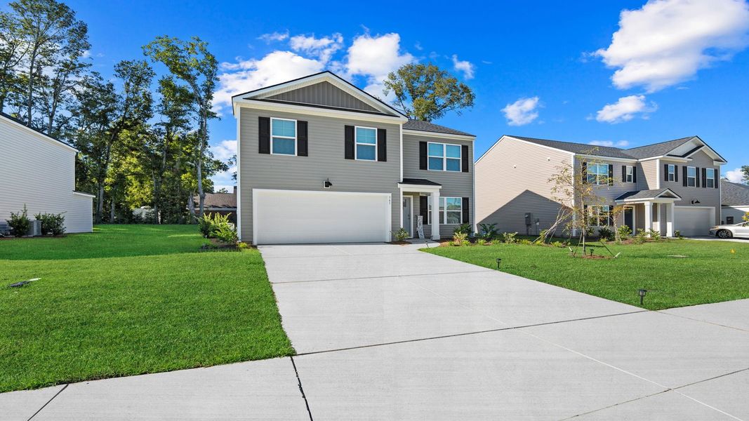 Representative exterior photo of a completed home built from the Belhaven by D.R. Horton in Stockyard, Statesboro, GA (Image 25).
