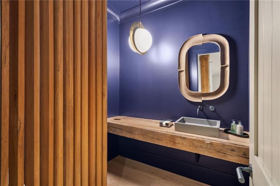 Furnished interior view inside a new home in , Flowery Branch (Image 56).