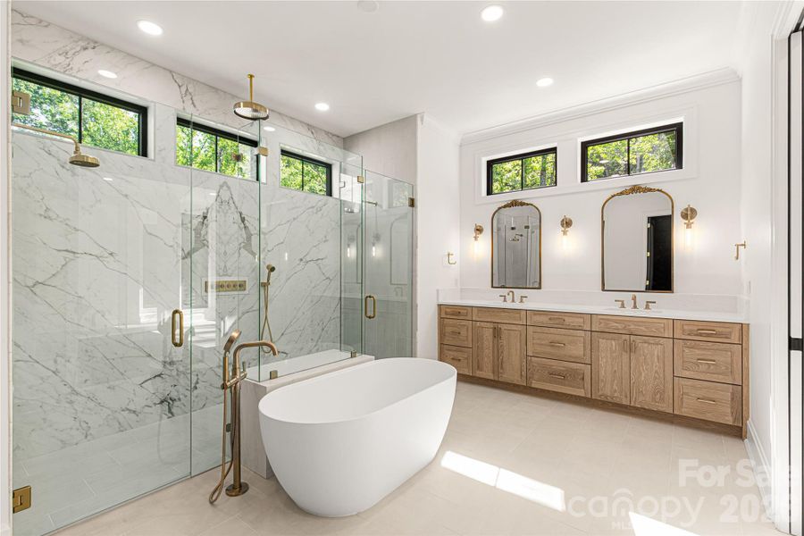 Primary suite bathroom