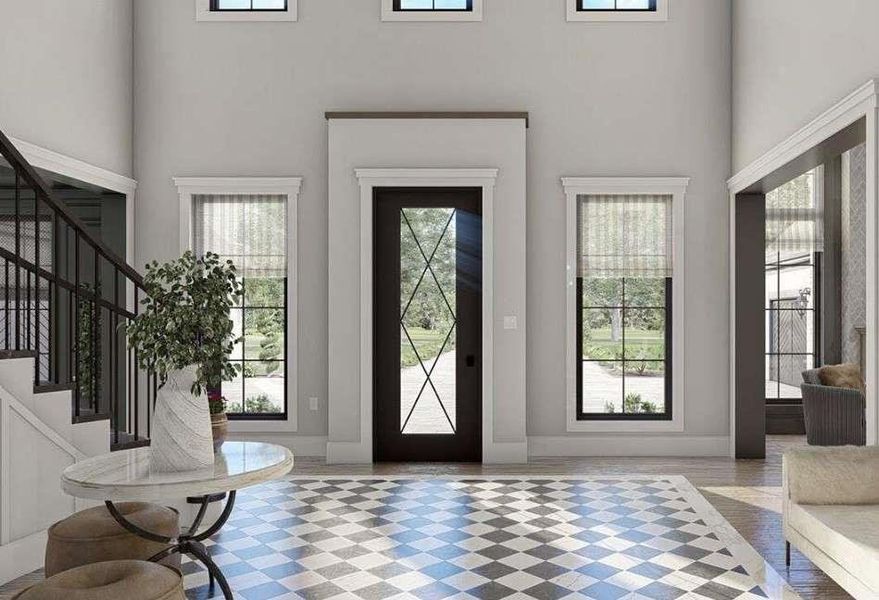 Furnished interior view inside a new home in , Fayetteville (Image 4).
