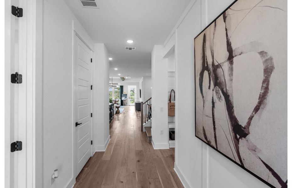 Furnished interior in a model home at Del Webb New Braunfels at Veramendi in New Braunfels (Image 37). Furnished interior in a model home at Del Webb New Braunfels at Veramendi in New Braunfels (Image 37).