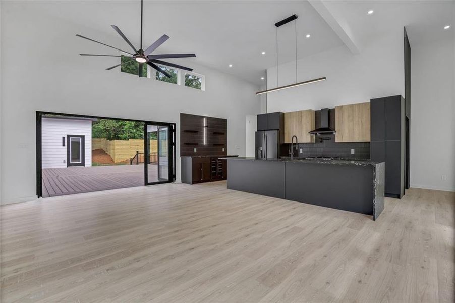 Furnished interior view inside a new home in , Atlanta (Image 8).