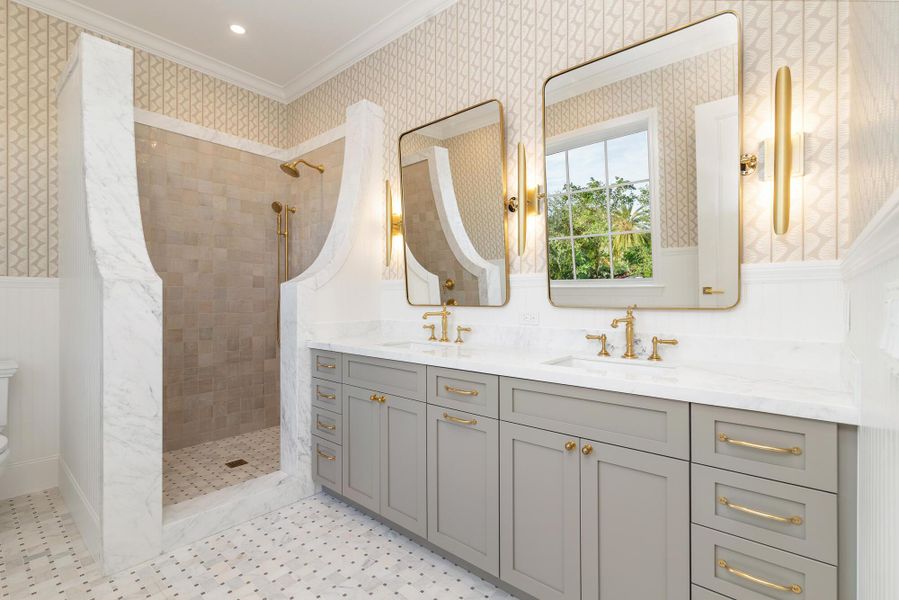 Furnished interior view inside a new home in , West Palm Beach (Image 11).