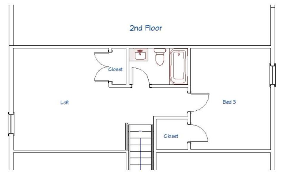 2D floor plan layout of this home in , Cartersville, GA (Image 3).