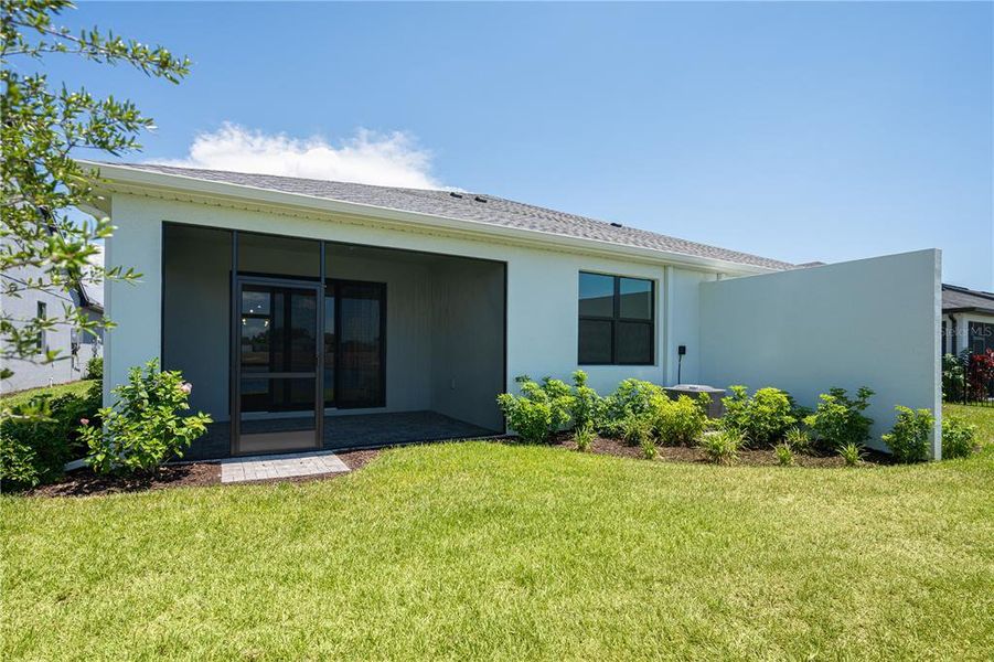 Exterior details and patio area of a home in , Apollo Beach (Image 22). Exterior details and patio area of a home in , Apollo Beach (Image 22).