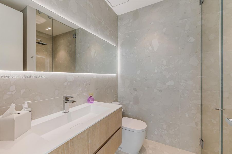 Furnished interior view inside a new home in , Miami (Image 10).