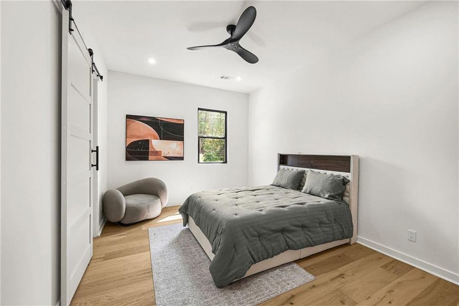 Furnished interior view inside a new home in , Atlanta (Image 71).