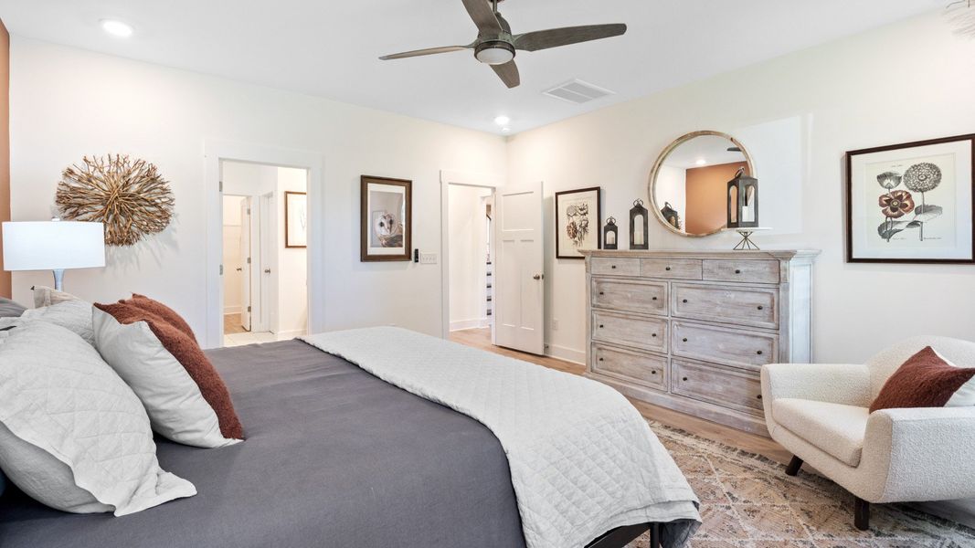 Representative furnished interior of a home built from the Augusta by DRB Homes in Iris Meadows, Moore (Image 13).