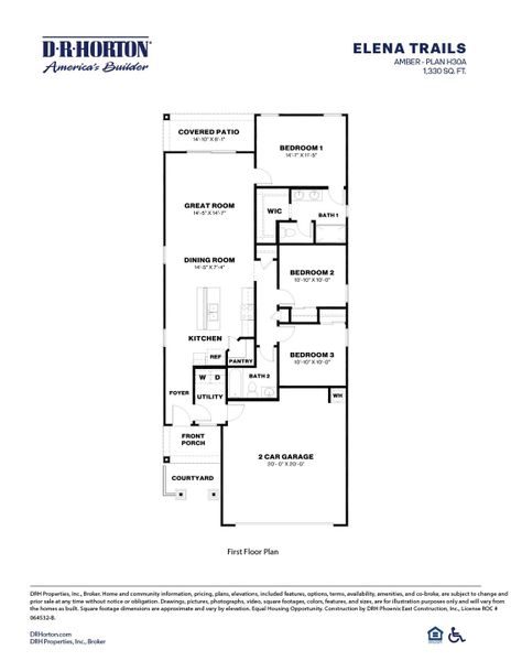 2D floor plan layout of this home in Elena Trails, Maricopa, AZ (Image 4). 2D floor plan layout of this home in Elena Trails, Maricopa, AZ (Image 4).