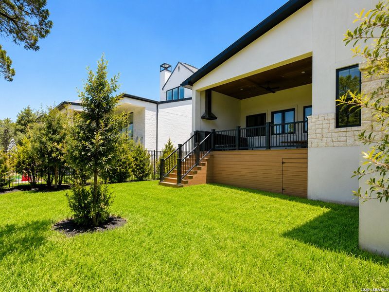 Exterior details and patio area of a home in , San Antonio (Image 4). Exterior details and patio area of a home in , San Antonio (Image 4).