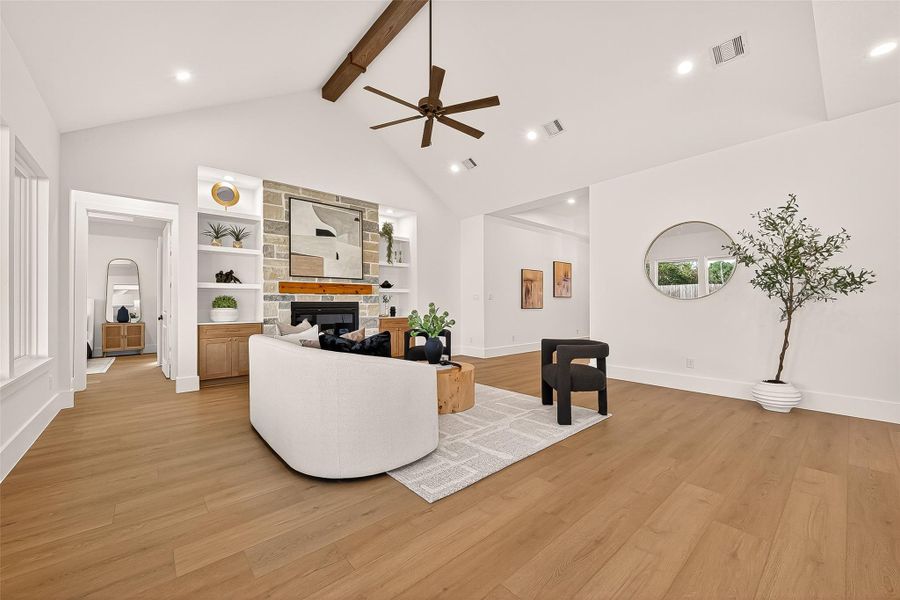 Furnished interior view inside a new home in , Tomball (Image 17). Furnished interior view inside a new home in , Tomball (Image 17).