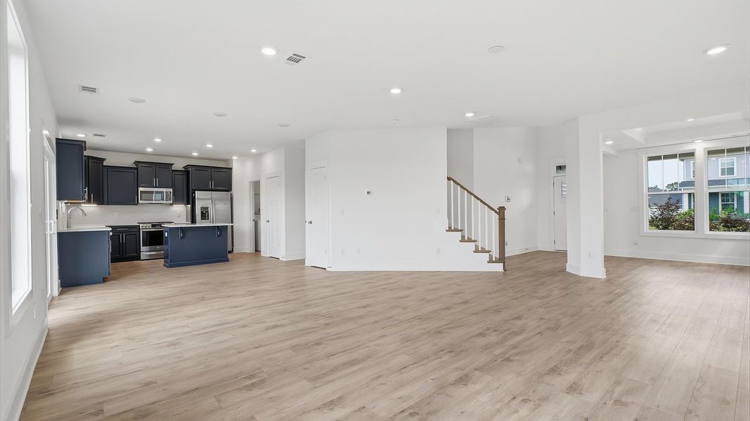 Accomplished layout centers around a spacious family room with exceptional flow and flexibility in Moore, SC