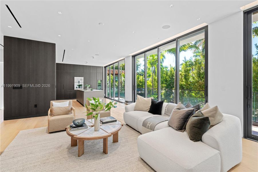 Furnished interior view inside a new home in , Miami Beach (Image 20).