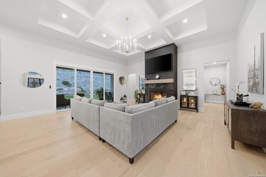 Furnished interior view inside a new home in , Boerne (Image 32).