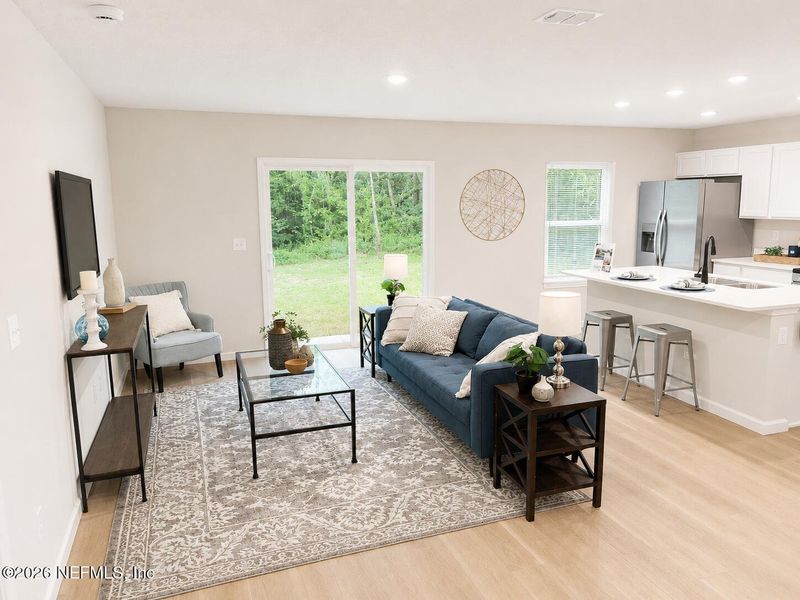 Furnished interior view inside a new home in , Jacksonville (Image 18).