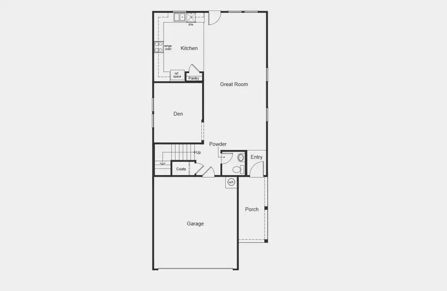 2D floor plan layout for the 2226 by KB Home in Nagel Crossing, San Antonio, TX (Image 3). 2D floor plan layout for the 2226 by KB Home in Nagel Crossing, San Antonio, TX (Image 3).