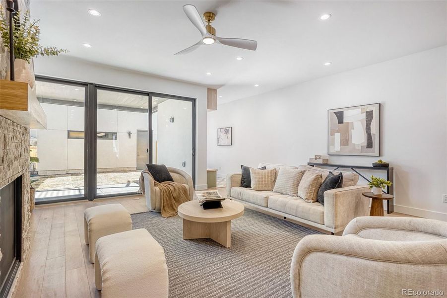 Furnished interior view inside a new home in , Denver (Image 18).