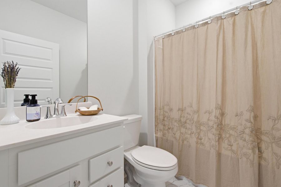 Furnished interior view inside a new home in Horizons at Summers Corner | 55+, Summerville (Image 42).