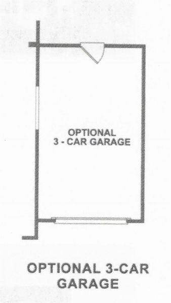 Optional 3 Car Garage Optional 3 Car Garage