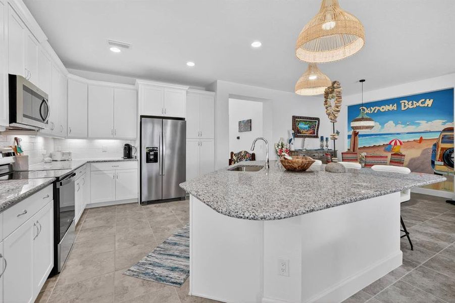 Furnished interior view inside a new home in , Daytona Beach (Image 17).
