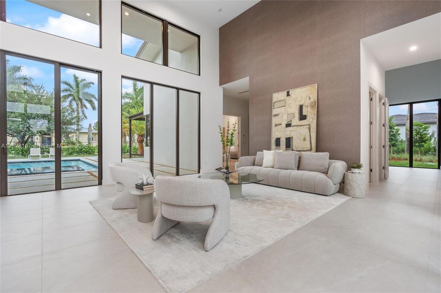 Furnished interior view inside a new home in , Davie (Image 14).