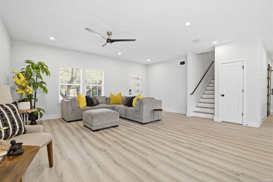Furnished interior view inside a new home in , San Antonio (Image 12).