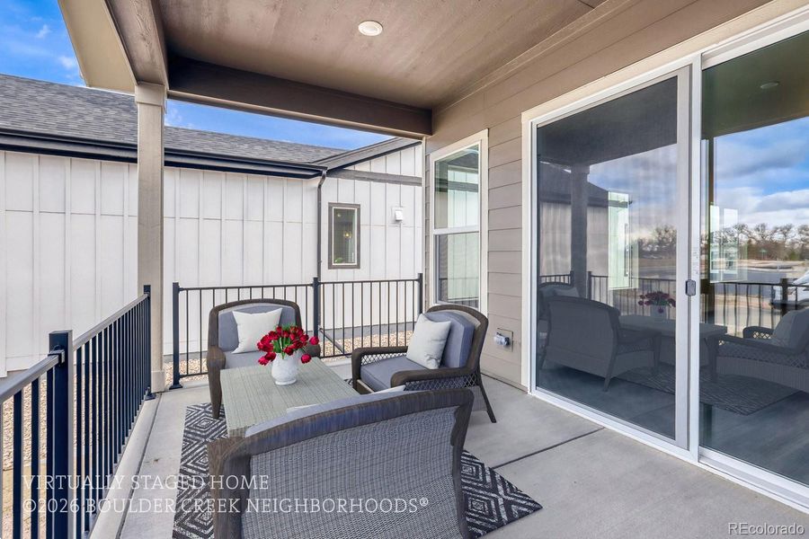 Exterior details and patio area of a home in , Fort Collins (Image 3).