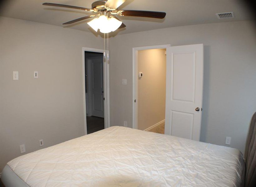 Primary bedroom with ensuite bath. Primary bedroom with ensuite bath.