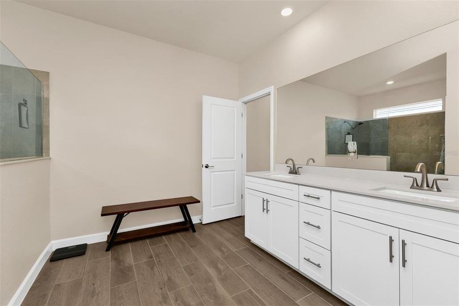 Furnished interior view inside a new home in Palm Lake at Coco Bay, Englewood (Image 33). Furnished interior view inside a new home in Palm Lake at Coco Bay, Englewood (Image 33).