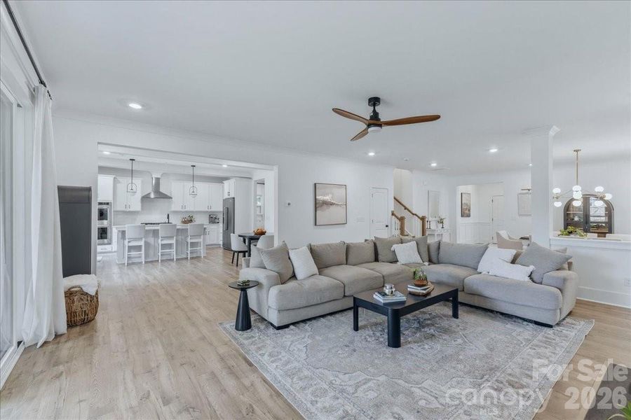 Furnished interior view inside a new home in , Charlotte (Image 36). Furnished interior view inside a new home in , Charlotte (Image 36).