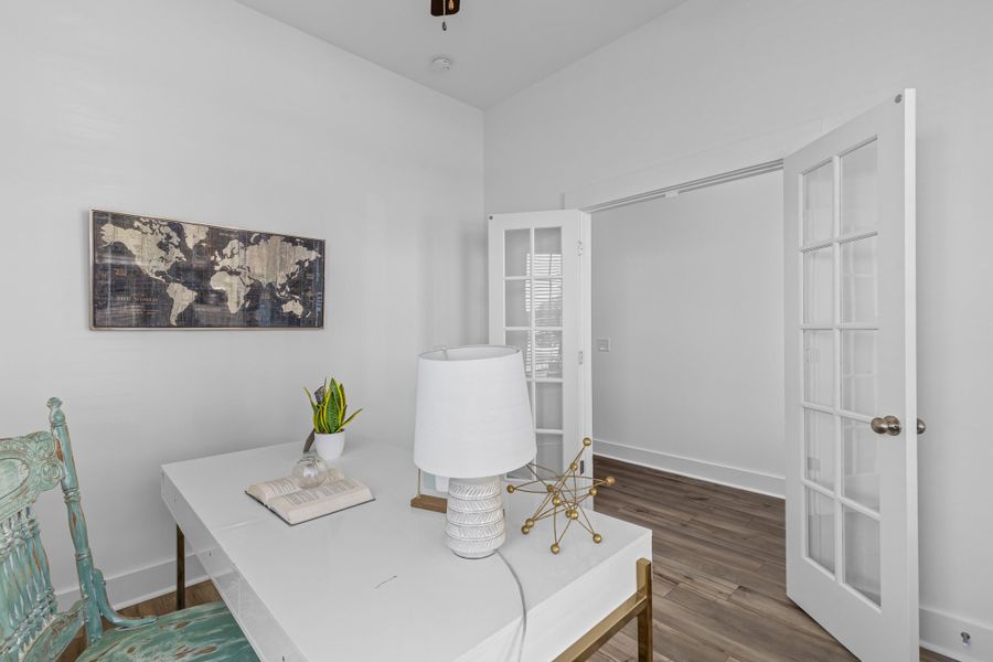 Furnished interior view inside a new home in , Charleston (Image 8).