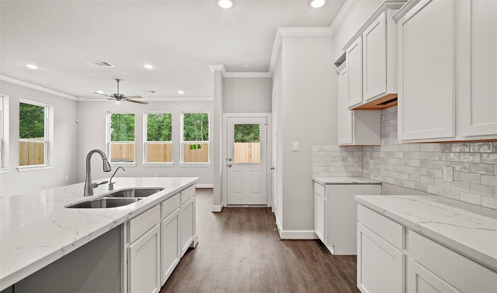 Plenty of counterspace in kitchen (*Photo not of actual home and used for illustration purposes only.)