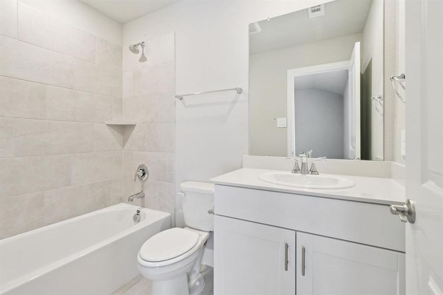 Photo is not of the actual home, but is an inspirational photo of builder’s model home and may depict options, furnishings, and/or decorator features that are not included.