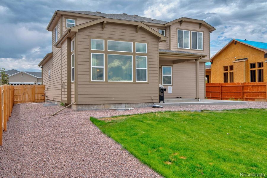 Exterior details and patio area of a home in , Peyton (Image 25).