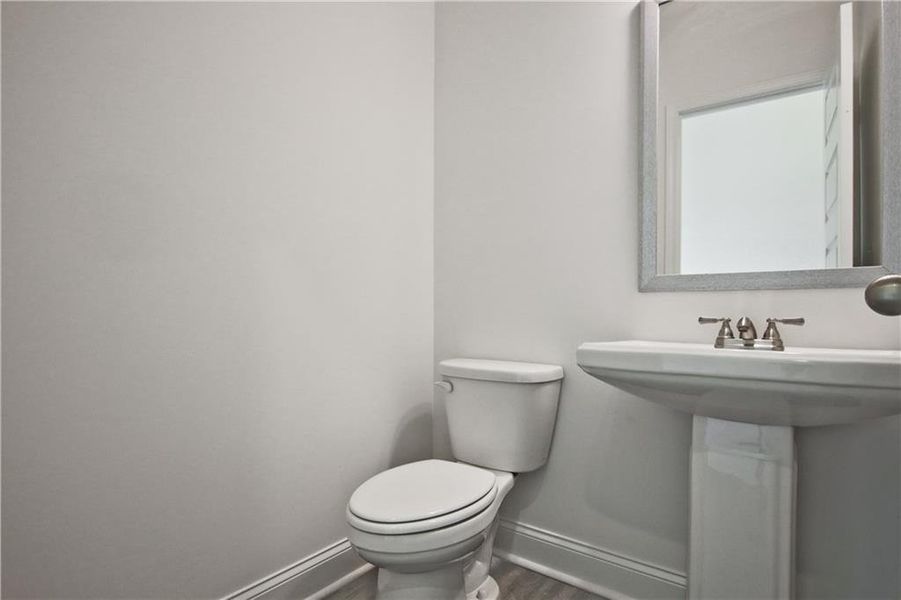 Furnished interior view inside a new home in Clark Farms, Flowery Branch (Image 16). Furnished interior view inside a new home in Clark Farms, Flowery Branch (Image 16).