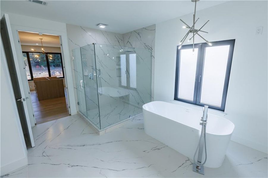 Furnished interior view inside a new home in , Suwanee (Image 13).