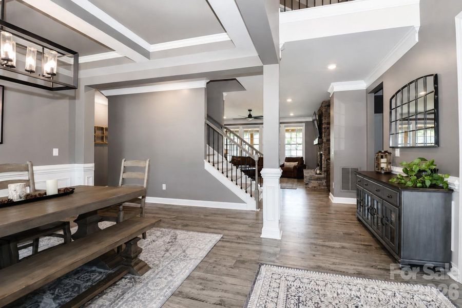 Furnished interior view inside a new home in Falls Cove, Troutman (Image 13).