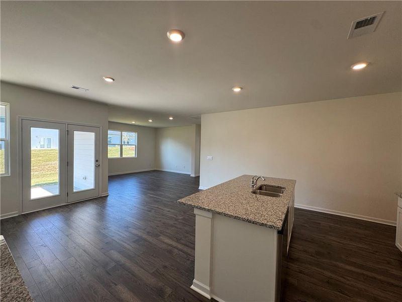 Furnished interior view inside a new home in Oakchase at Hampton, Hampton (Image 9).